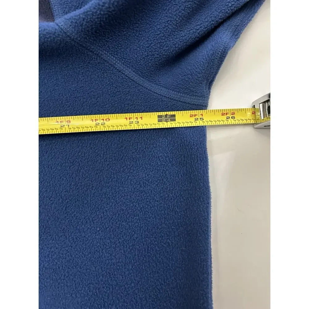REI Co-op Groundbreaker Blue Full Zip Stand Collar Pocket Fleece Jacket Men’s XL